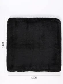 Factory Black Plush Seat Cushion - Black - View 2