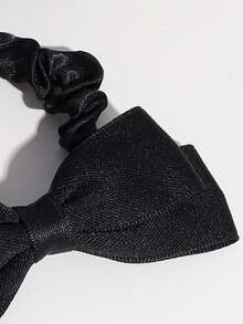 2pcs Bow Decor Hair Tie