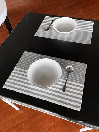 1pc Striped Pattern Placemat