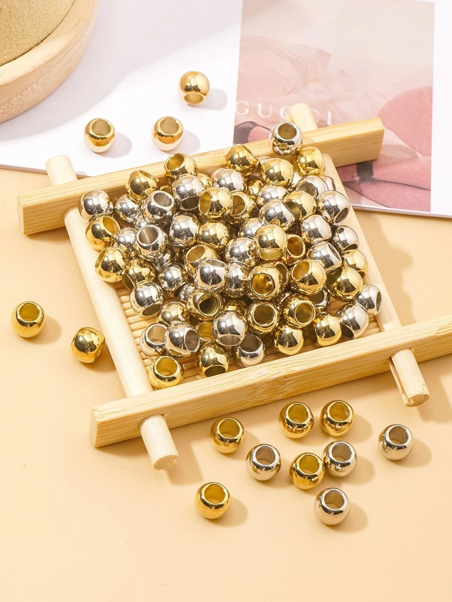 100 piezas Accesorio de joya DIY cuenta - Multicolor - Ver 1