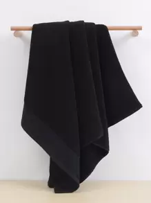 QIBHI 1/3 Pcs Plain Color Satin Bath Towel, Absorbent & Soft, Bathroom Towel Back To School For Beauty Salon Home Bathroom