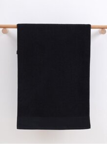 QIBHI 1/3 Pcs Plain Color Satin Bath Towel, Absorbent & Soft, Bathroom Towel Back To School For Beauty Salon Home Bathroom