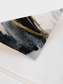 1pc Brush Pattern Placemat - White - View 2