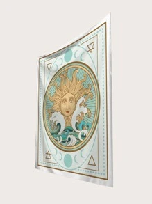 1 pieza Tapiz con estampado de figura - Multicolor - Ver 2