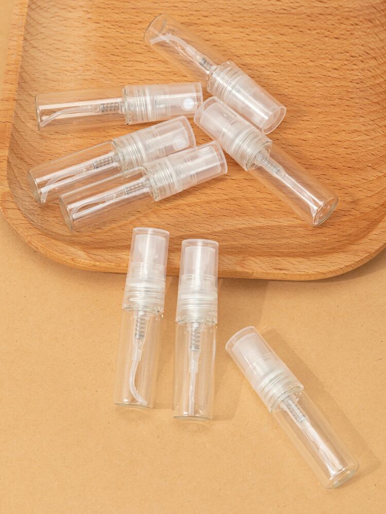 8pcs 3ML Subpackage Bottle,Empty Transparent Dispenser Container For Travel Size Cosmetics,Empty Cosmetic Refillable Travel Containers Plastic Hair Spray Bottle Sprayer For Perfume Skincare Makeup Lotion, Living Room Home Bedroom Bathroom House Decor, Travel Stuff, Wedding, Party, Birthday, Gifts For Men Mom Dad Friends, New Years, Accessories, Funny Gift