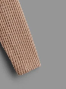 SHEIN LUNE 大碼雙色扭結下擺T恤 - 彩色 - 查看 4