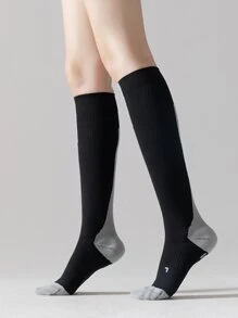 3 pares Calcetines altos de dos tonos - Multicolor - Ver 3