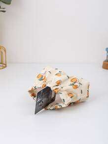 Peach Pattern Coin Purse - Multicolor - View 5