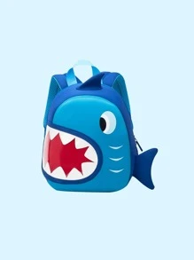 Boys Shark Design Novelty Bag - Multicolor - View 1