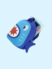 Boys Shark Design Novelty Bag - Multicolor - View 4