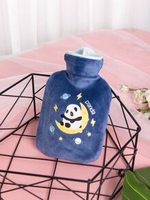 Bolsa de agua caliente panda & con patrón de luna - Azul - Ver 1