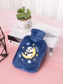 Bolsa de agua caliente panda & con patrón de luna - Azul - Ver 6