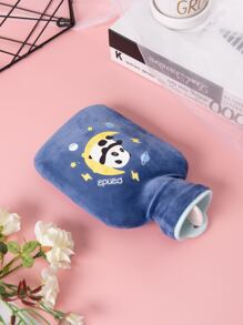 Bolsa de agua caliente panda & con patrón de luna - Azul - Ver 3