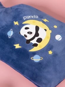 Bolsa de agua caliente panda & con patrón de luna - Azul - Ver 4
