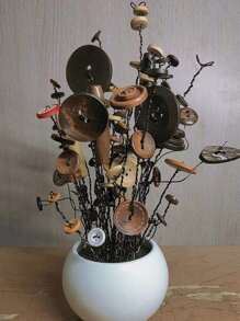 50pcs 2 Hole Natural Wooden Button Handmade With Love, Wood Button For Scrapbooking Craft, DIY Baby Clothing Sewing Accessory