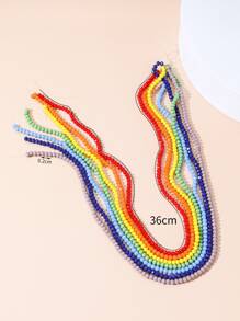 7strands Bead DIY Jewelry Accessory - Multicolor - View 4