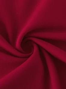 SHEIN Boys 1pc Letter Graphic Sweatshirt - Burgundy - View 4