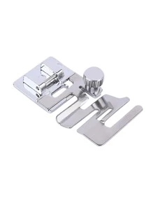 1pc Zinc Alloy Sewing Machine Presser Foot - Silver - View 2