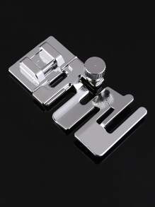 1pc Zinc Alloy Sewing Machine Presser Foot - Silver - View 4