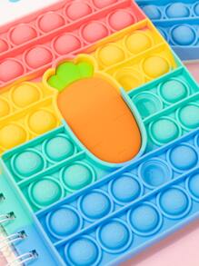 1 pieza Cuaderno al azar con estampado de dibujos animados filletois - Multicolor - Ver 4