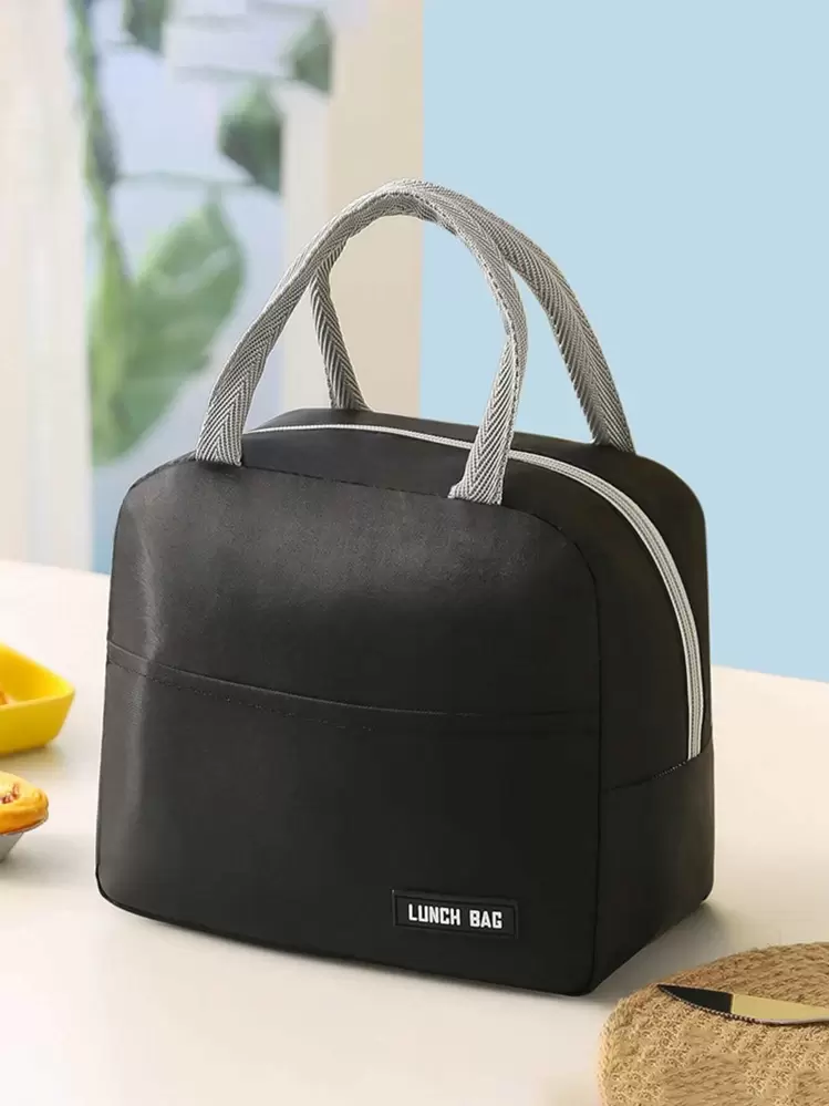 1 pieza Bolsa térmica portátil - Negro - Añade 1