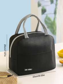 1 pieza Bolsa térmica portátil - Negro - Ver 2