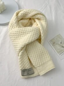 Khăn trang trí chữ Patch - Màu be - Xem 1