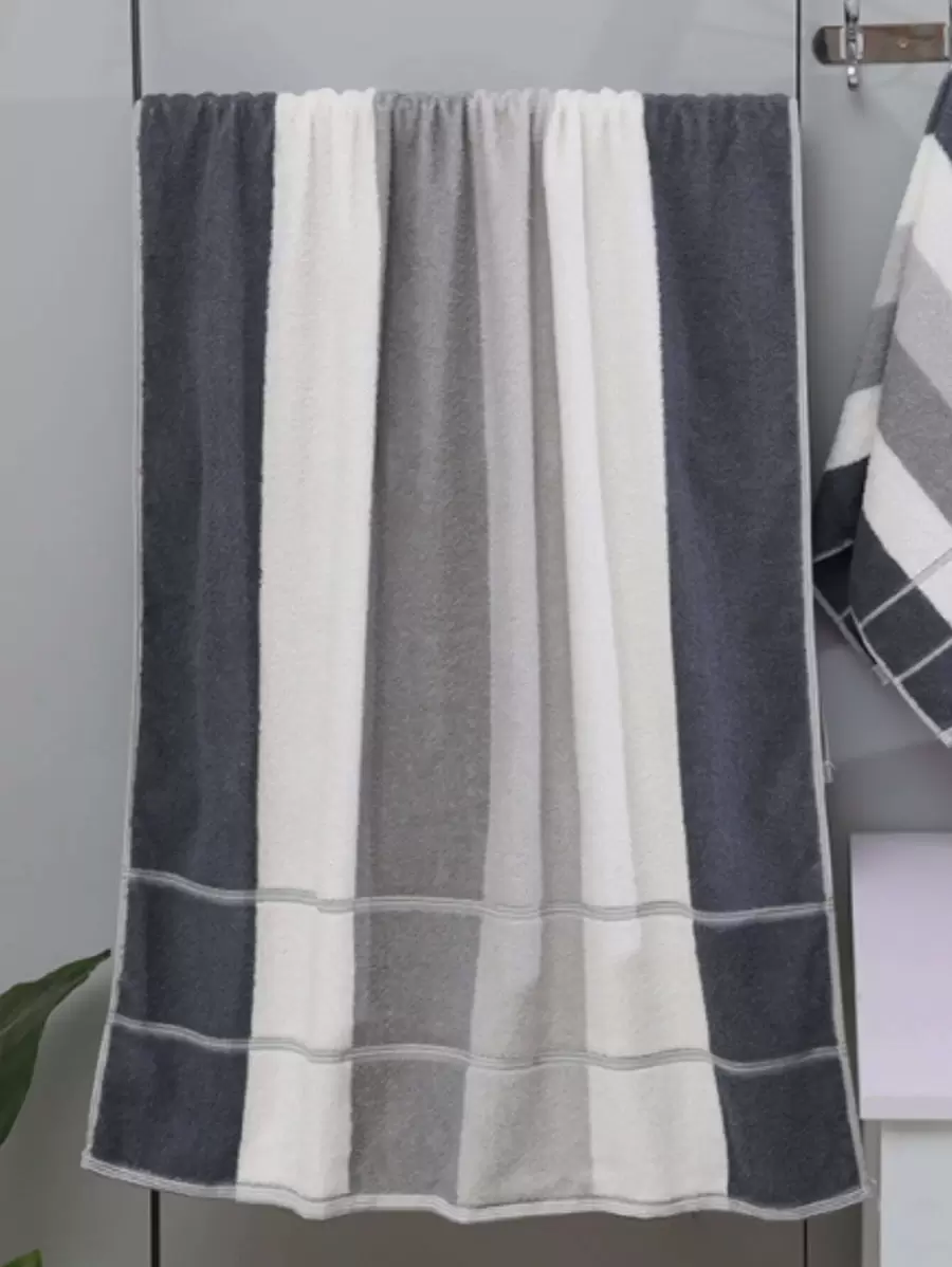 YUNTAO 1 chiếc khăn tắm khối màu trang trí phòng tắm gia đình - Nhiều màu - Xem 1