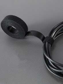 Băng dính Móc và Vòng, Độ bền cao, Chống thấm thời tiết & Chống nước - Băng dính Móc và Vòng hai mặt bằng nylon tự dính màu đen - Lý tưởng cho Gia đình, Văn phòng & Đồ thủ công DIY - màu đen - Xem 1