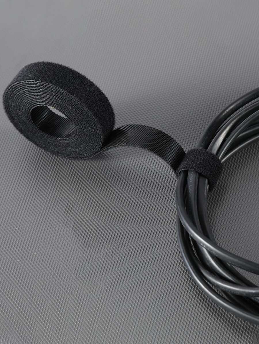 Băng dính Móc và Vòng, Độ bền cao, Chống thấm thời tiết & Chống nước - Băng dính Móc và Vòng hai mặt bằng nylon tự dính màu đen - Lý tưởng cho Gia đình, Văn phòng & Đồ thủ công DIY - màu đen - Xem 1