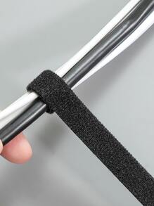 Băng dính Móc và Vòng, Độ bền cao, Chống thấm thời tiết & Chống nước - Băng dính Móc và Vòng hai mặt bằng nylon tự dính màu đen - Lý tưởng cho Gia đình, Văn phòng & Đồ thủ công DIY - màu đen - Xem 4