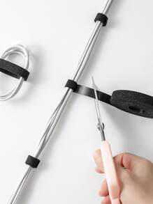 Băng dính Móc và Vòng, Độ bền cao, Chống thấm thời tiết & Chống nước - Băng dính Móc và Vòng hai mặt bằng nylon tự dính màu đen - Lý tưởng cho Gia đình, Văn phòng & Đồ thủ công DIY - màu đen - Xem 7