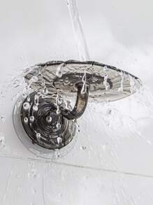 zhihaijunxiao1 1pc Wall Mounted Soap Dish - Black - View 4