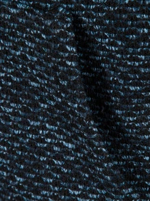 Manfinity Hombres Cárdigan con cordón con cremallera con capucha térmico - Azul Marino - Ver 5