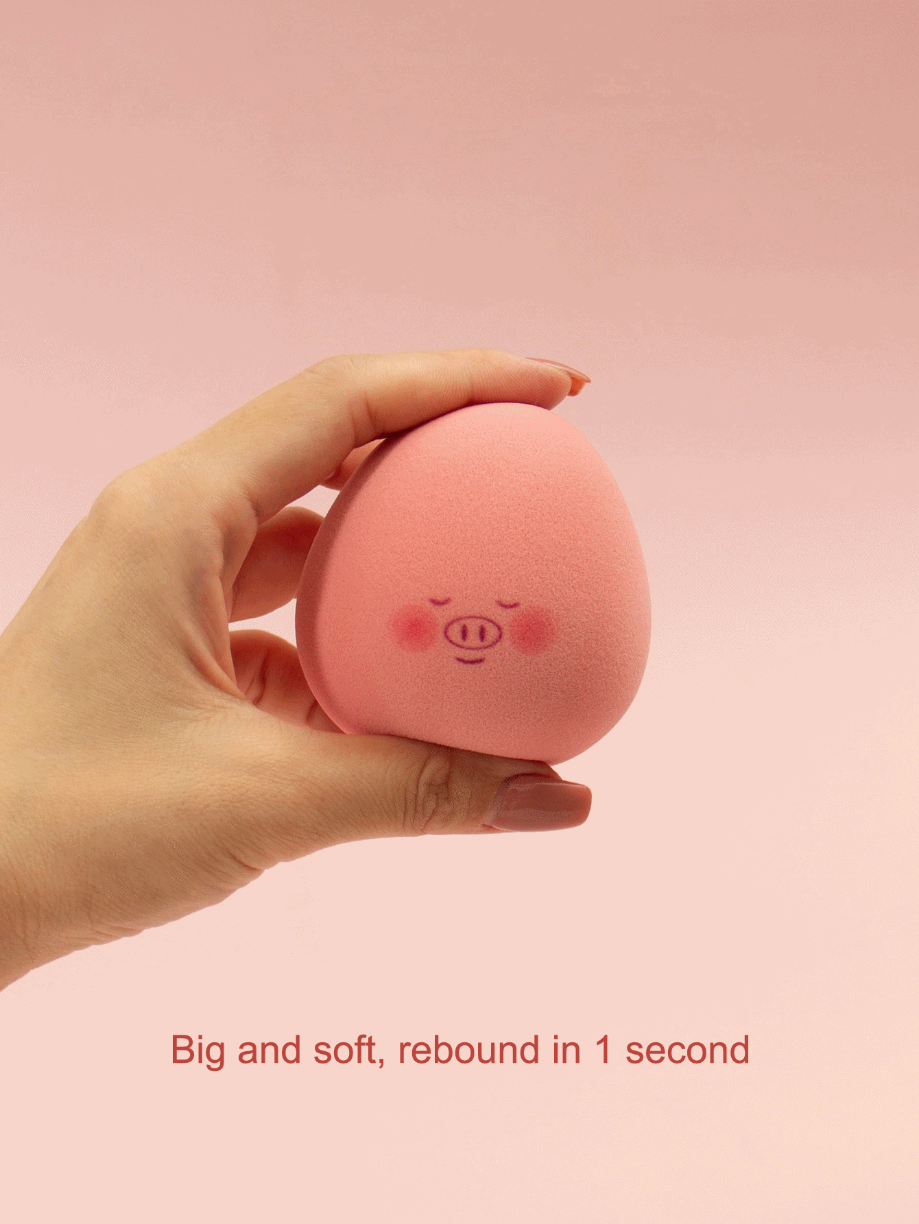 1 Pc Makeup Sponge&1pc Placement rack, Multicolored Makeup Sponges