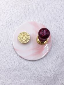 1件套蜜蜂印花火漆印