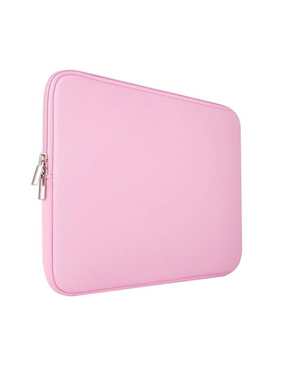1pc Solid Color Casual Laptop Sleeve Bag For 11.6/12.5/13.3/14/15.4/15.6/16/17 Inch Notebook, Laptop Bags, Portable Laptop Sleeves