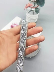 1入組水鑽裝飾車裝飾條 - 銀色 - 查看 6