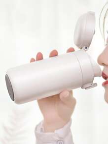 1入組不銹鋼保溫瓶 - 米色 - 查看 2