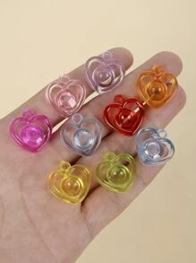 20入組心DIY吊墜 - 彩色 - 查看 4