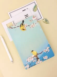 1入組花朵設計筆記本 - 彩色 - 查看 1