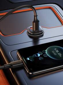 UGREEN 30W 车载充电器 QC18W 适用于 16 15 14 13 Pro Max 三星 Galaxy S25 S24 S23 S22 Ultra 安卓手机