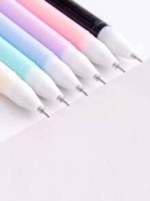 6pcs/set Kawaii Cat Gel Pen Creative Cute Neutral Ink Pen Children Gift School Office Writing Supplies Stationery - Multicolor - View 4