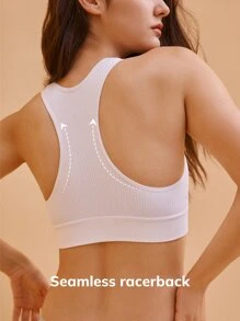 LUVLETTE Sujetador tejido de canalé de espalda nadador