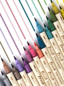 3 cái bút đánh dấu ngẫu nhiên hai đầu - Nhiều màu - Xem 1