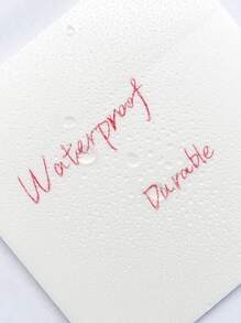 3入組PET透明便簽透視防水透明便簽熒光便籤紙文具學校辦公用品 - 無色 - 查看 6