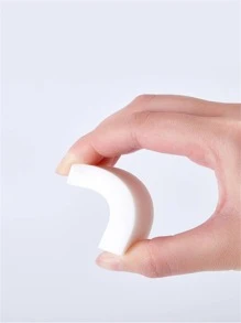 2pcs Letter Graphic Eraser - White - View 2