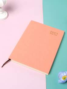 1pc Letter Graphic Random Color Journal - Multicolor - View 2