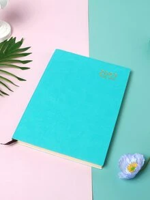 1pc Letter Graphic Random Color Journal - Multicolor - View 4