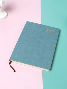 1pc Letter Graphic Random Color Journal - Multicolor - View 5